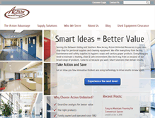 Tablet Screenshot of actioncleanup.com